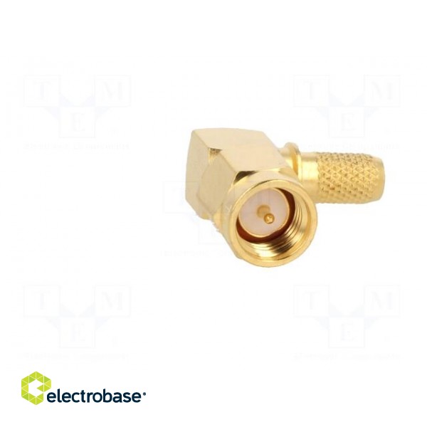 Plug | SMA | male | angled 90° | 50Ω | B9907,KX15,RG58C/U | for cable image 9