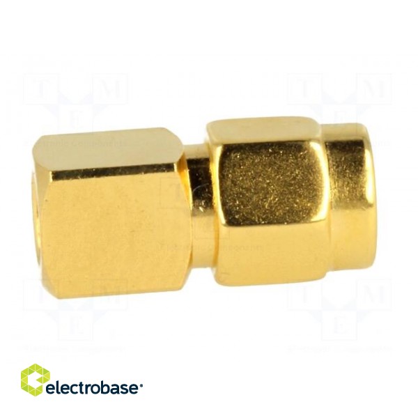 Plug | SMA | male | angled 90° | 50Ω | crimped | for cable | PTFE image 7