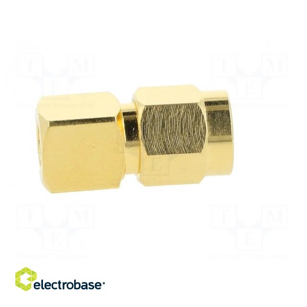 Plug | SMA | male | angled 90° | 50Ω | soldering | for cable | PTFE image 7