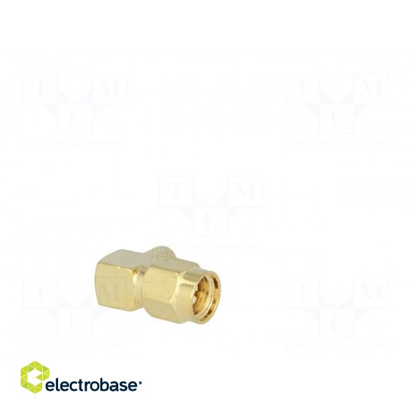 Plug | SMA | male | angled 90° | RG58 | crimped | for cable | gold-plated фото 8