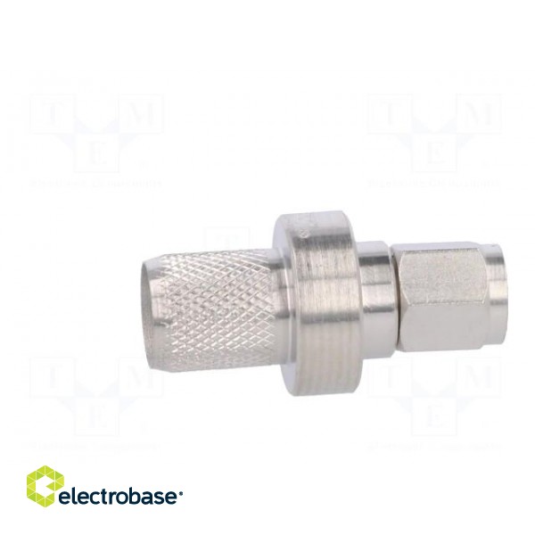 Plug | SMA | male | straight | 50Ω | CNT-400 | crimped | for cable фото 3