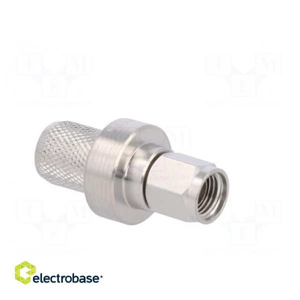 Plug | SMA | male | straight | 50Ω | CNT-400 | crimped | for cable фото 4