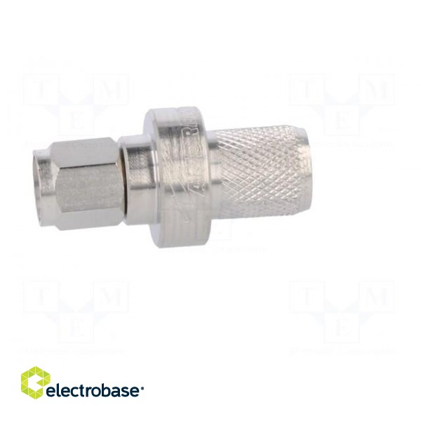 Plug | SMA | male | straight | 50Ω | CNT-400 | crimped | for cable фото 7