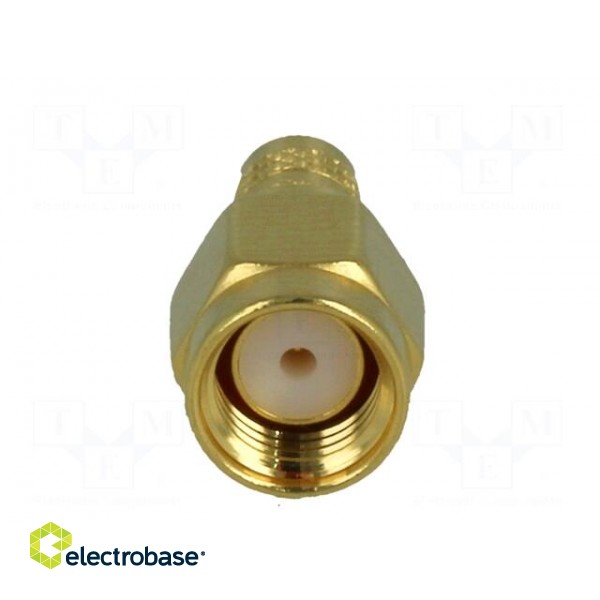 Plug | SMA | male | straight | 50Ω | crimped | for cable | PTFE image 9