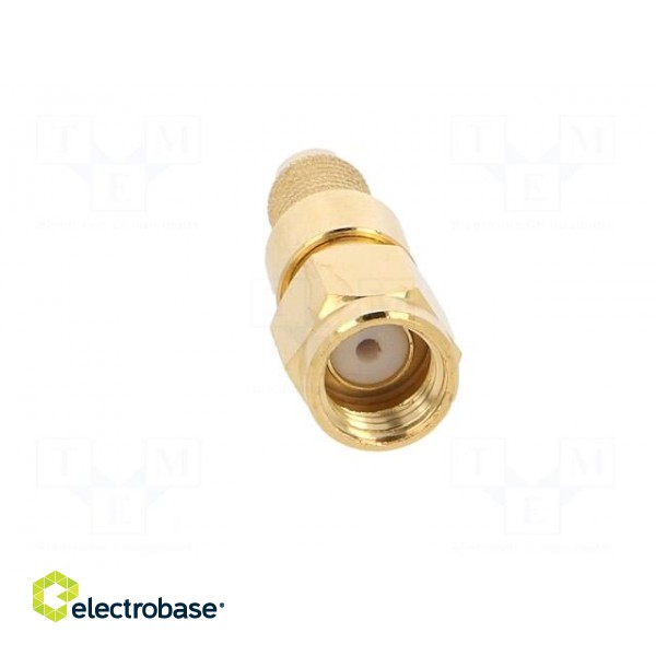 Plug | SMA | male | straight | 50Ω | H155 | crimped | for cable | PTFE image 9