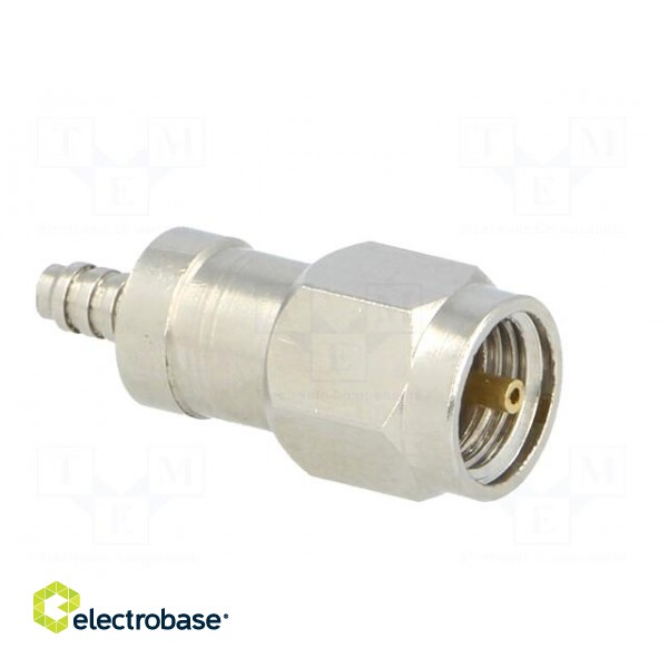 Plug | SMA | male | straight | 50Ω | RG316 | crimped | for cable | PTFE image 8