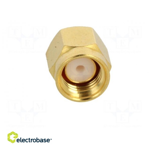 Plug | SMA | male | straight | 50Ω | soldering | for cable | PTFE image 10