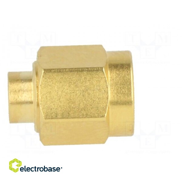 Plug | SMA | male | straight | 50Ω | RG402 | soldering | for cable | teflon фото 7