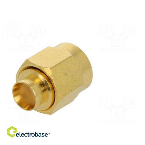 Plug | SMA | male | straight | 50Ω | soldering | for cable | PTFE image 7