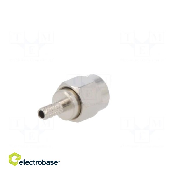 Plug | SMA | male | straight | 50Ω | soldering,crimped | for cable | PTFE paveikslėlis 7