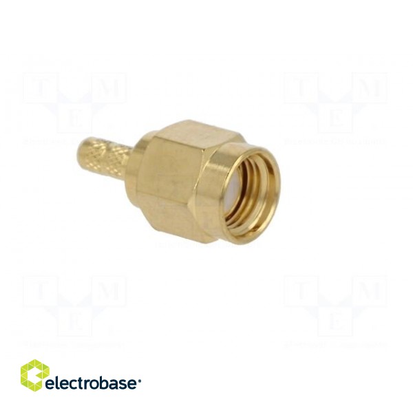 Plug | SMA | male | straight | LMR100,RG174,RG316 | crimped | for cable image 8