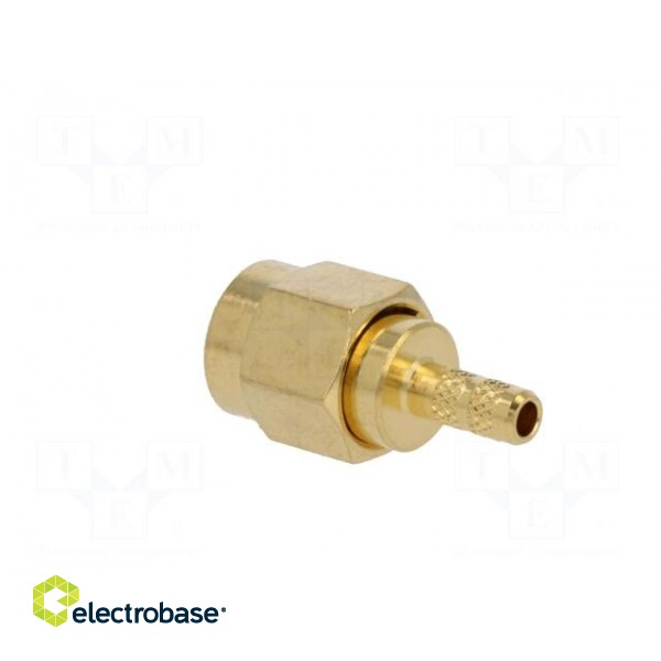 Plug | SMA | male | straight | LMR100,RG174,RG316 | crimped | for cable фото 4
