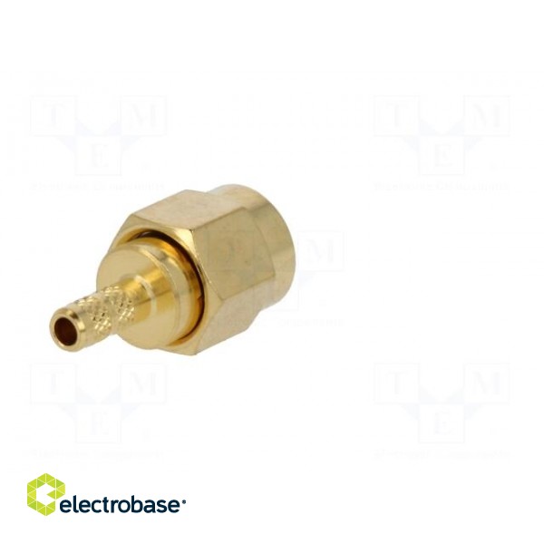 Plug | SMA | male | straight | LMR100,RG174,RG316 | crimped | for cable image 6