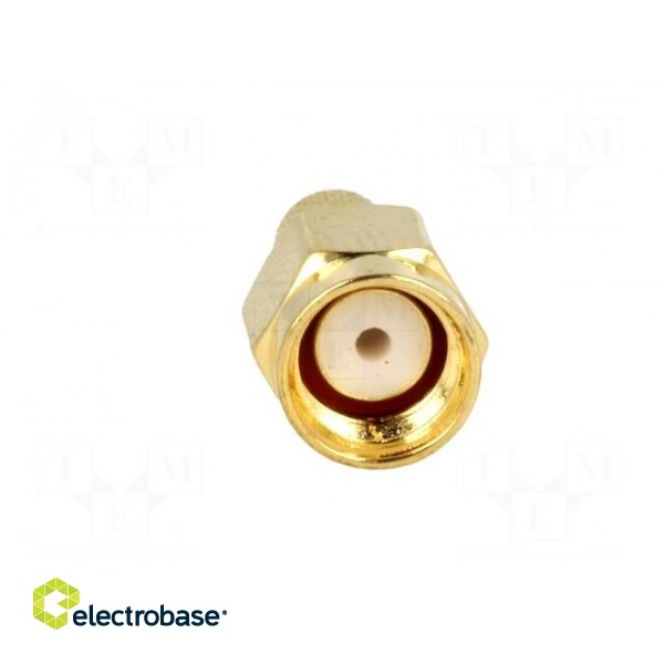 Plug | SMA | male | straight | RG58 | crimped | for cable | gold-plated фото 9