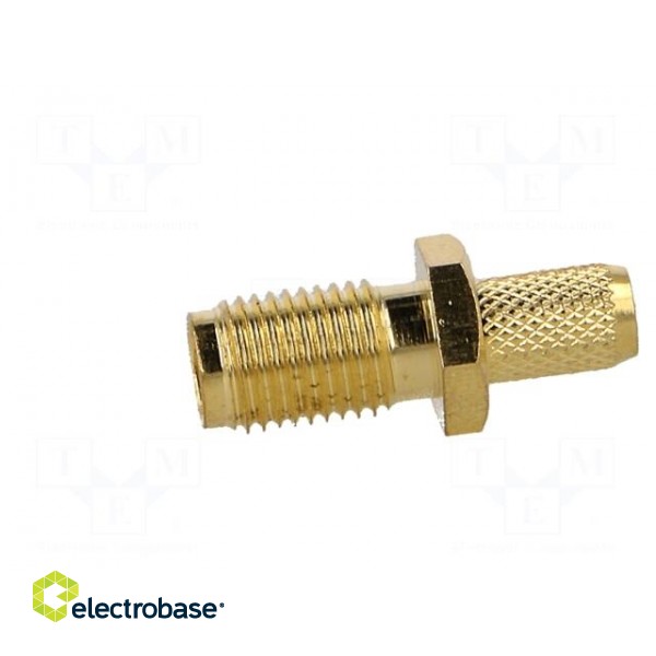 Plug | RP-SMA | male | straight | RG58 | crimped | for cable фото 3