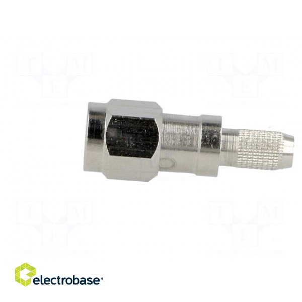 Plug | SMA | reverse,female | straight | 50Ω | RG58 | crimped | for cable image 3
