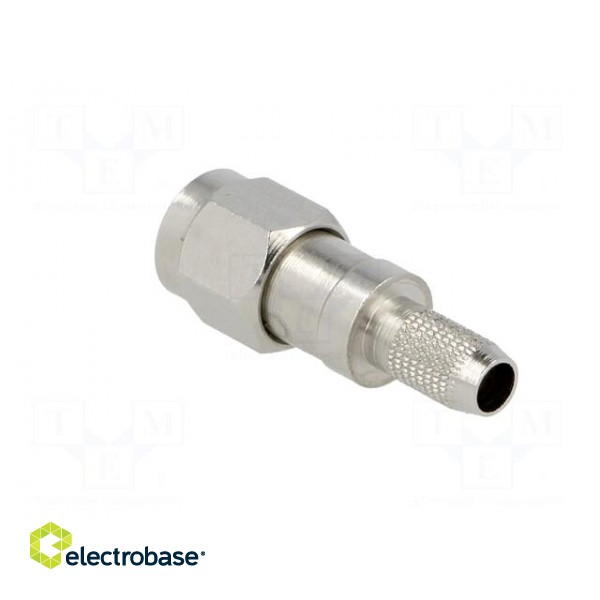 Plug | SMA | reverse,female | straight | 50Ω | RG58 | crimped | for cable image 4