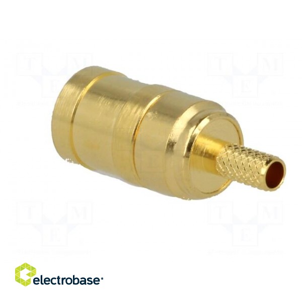 Plug | SMB | female | straight | 50Ω | crimped | for cable | PTFE | 0.3dB image 4