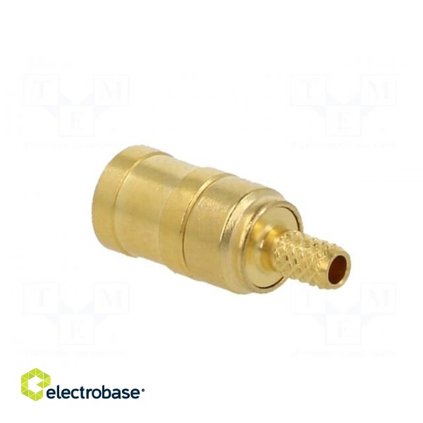 Socket | SMB | female | straight | 50Ω | soldering,crimped | for cable фото 5
