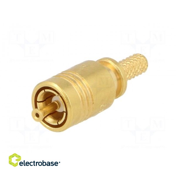 Plug | SMB | female | straight | 50Ω | RG174,RG179,RG316 | 2.6mm | crimped image 2