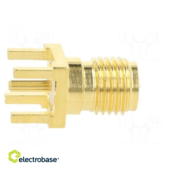 Plug | RP-SMA | male,reverse | straight | 50Ω | THT | for cable | PTFE image 8