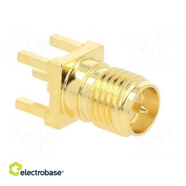 Plug | RP-SMA | male,reverse | straight | 50Ω | THT | for cable | PTFE image 9