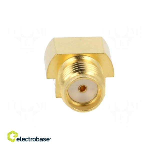 Socket | SMA | female | card edge | horizontal | 50Ω | SMT | on PCBs | PTFE image 9