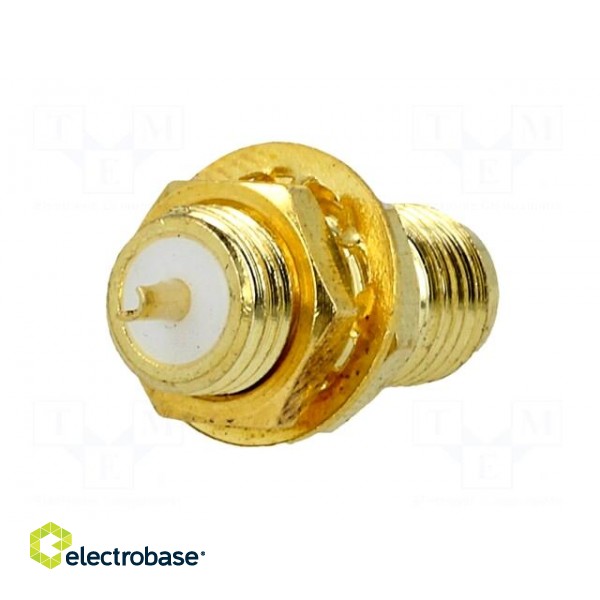 Socket | SMA | female | straight | soldering | gold-plated image 6