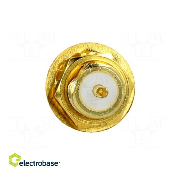 Socket | SMA | female | straight | soldering | gold-plated фото 5