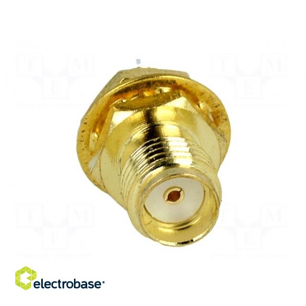 Socket | SMA | female | straight | soldering | gold-plated фото 9