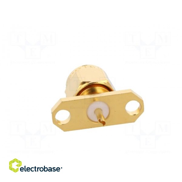 Socket | SMA | male | straight | 50Ω | soldering | teflon | gold-plated image 5