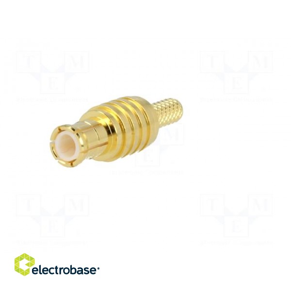Plug | MCX | male | straight | 50Ω | crimped | for cable | teflon | Vswr: 1.3 paveikslėlis 2