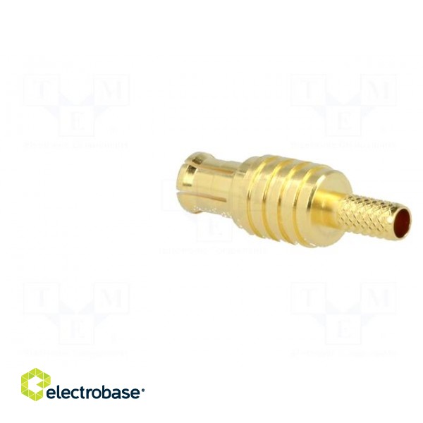 Plug | MCX | male | straight | 50Ω | crimped | for cable | teflon | Vswr: 1.3 image 4