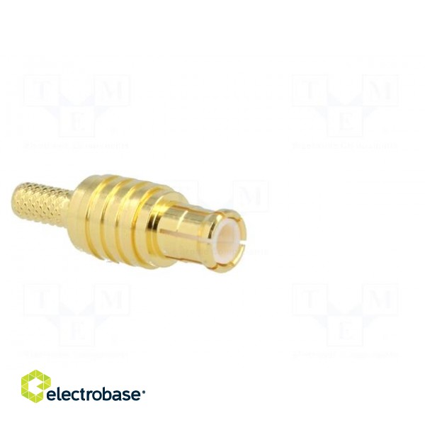 Plug | MCX | male | straight | 50Ω | crimped | for cable | teflon | Vswr: 1.3 image 8