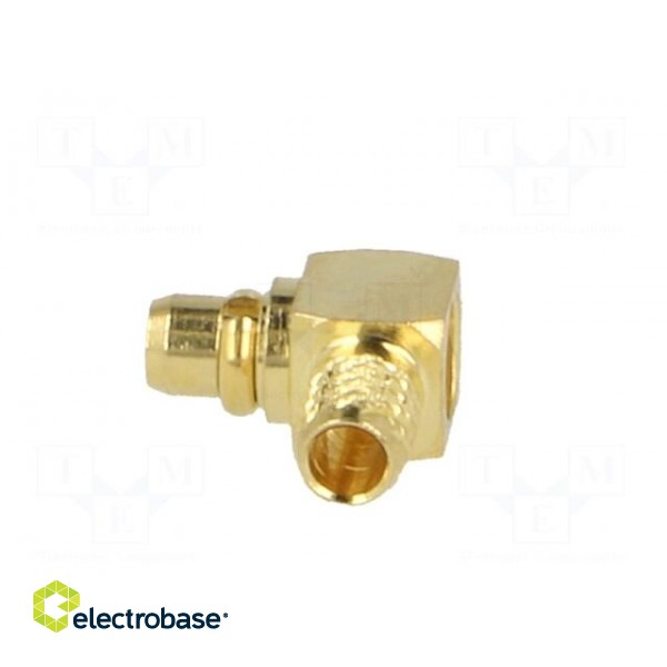 Plug | MMCX | male | angled 90° | 50Ω | RG174,RG188,RG316 | for cable image 3