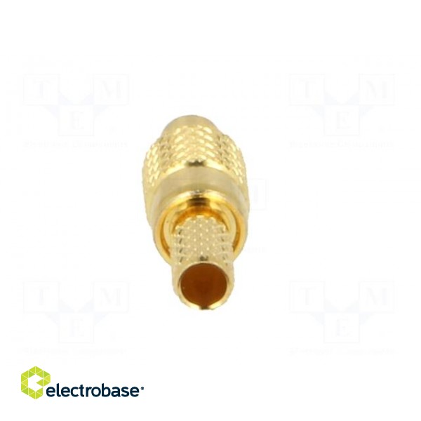 Plug | MMCX | male | straight | 50Ω | crimped | for cable | teflon фото 5