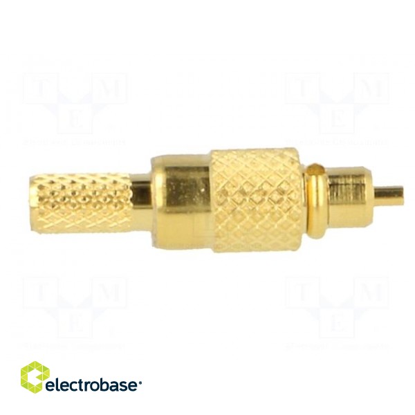 Plug | MMCX | male | straight | 50Ω | crimped | for cable | teflon фото 7