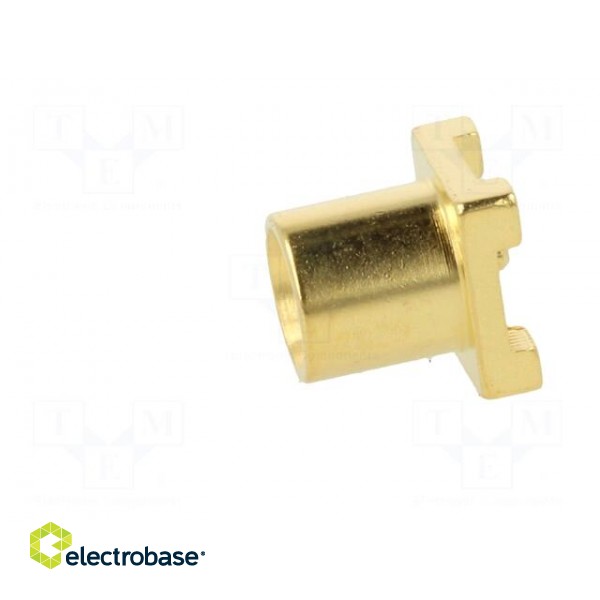 Socket | MCX | female | vertical | 50Ω | SMT | on PCBs | PTFE | gold-plated image 3
