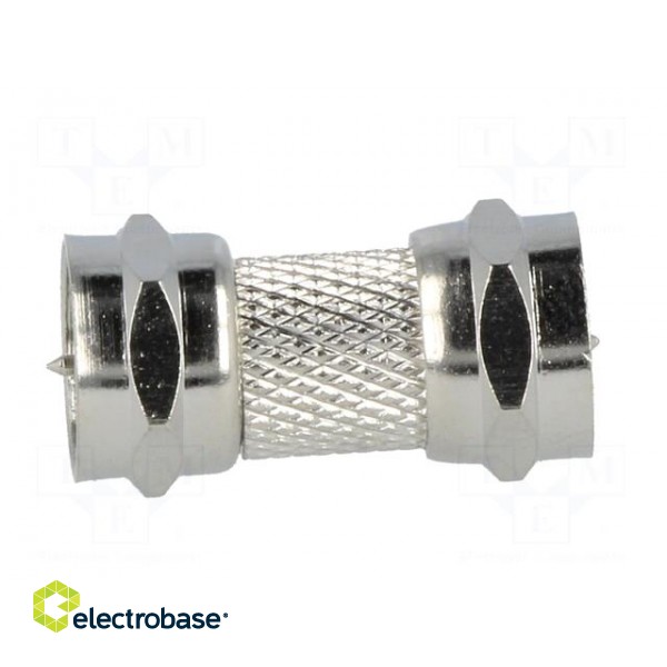 Coupler | F plug,both sides | straight | for cable image 7