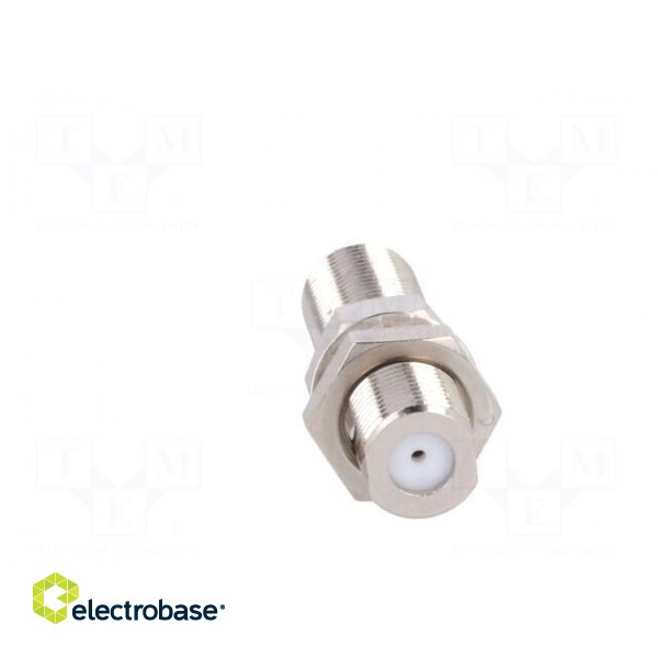 Coupler | F socket x2 | 75Ω | for panel mounting,screwed | 3GHz image 5