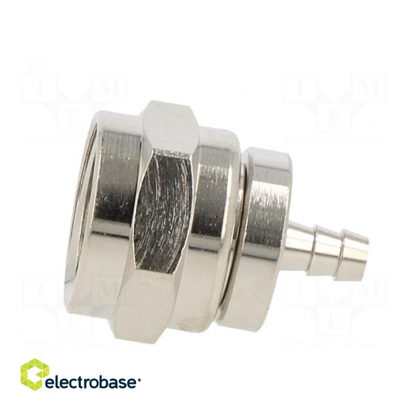 Plug | F | male | straight | 75Ω | soldering,crimped | for cable | PTFE фото 4