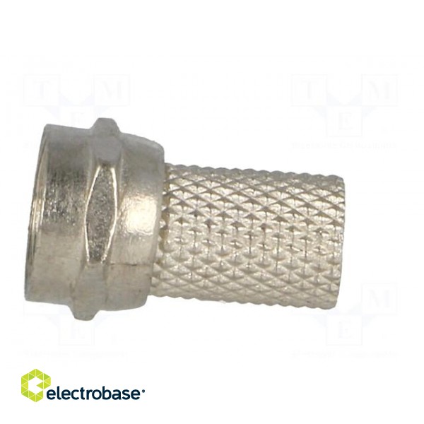 Plug | F | male | straight | CT100,RG6 | Ømax: 6.5mm | twist-on | for cable image 3