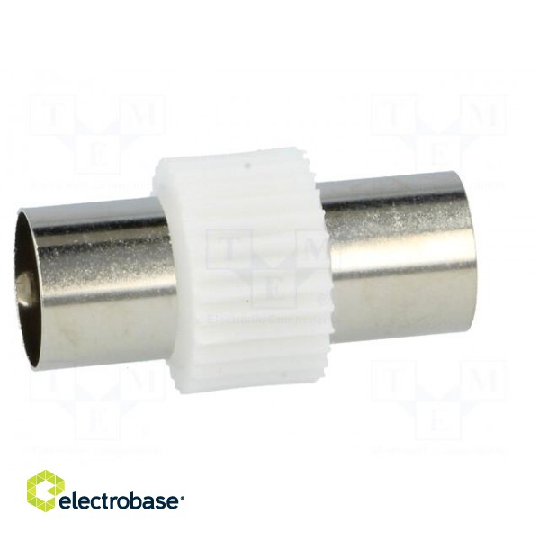 Coupler | coaxial 9.5mm plug,both sides | straight image 3