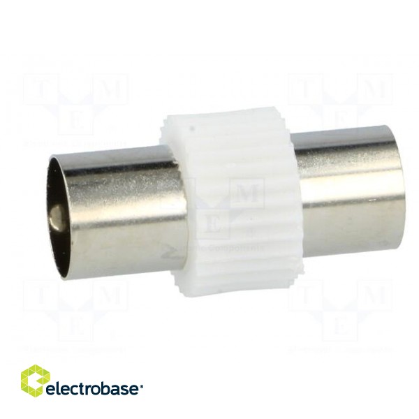 Coupler | coaxial 9.5mm plug,both sides | straight фото 7