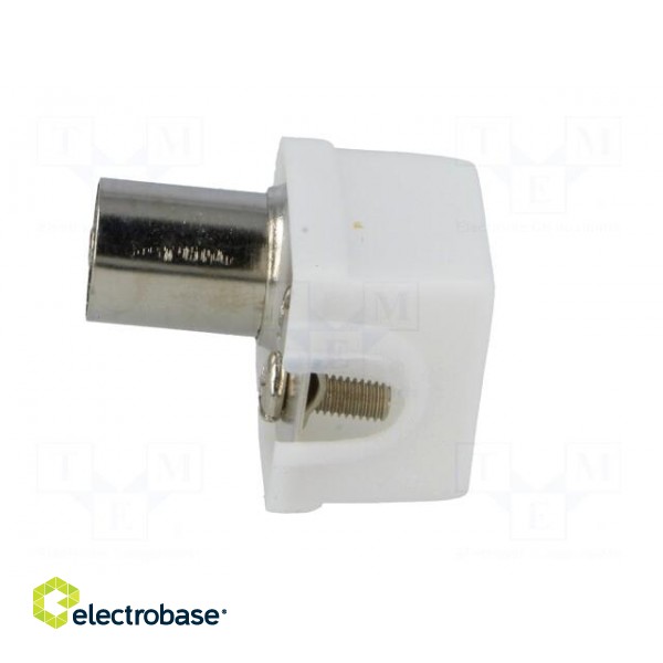 Plug | coaxial 9.5mm (IEC 169-2) | female | angled 90° | for cable image 3