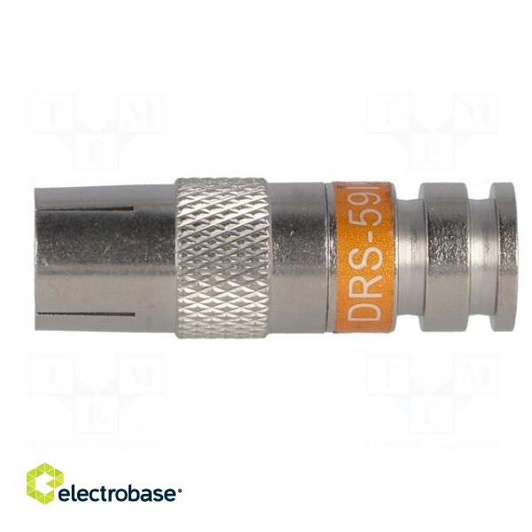 Plug | coaxial 9.5mm (IEC 169-2) | female | RG59 | compression image 3