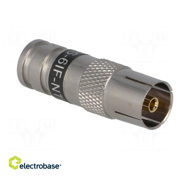 Plug | coaxial 9.5mm (IEC 169-2) | female | RG6 | compression image 8