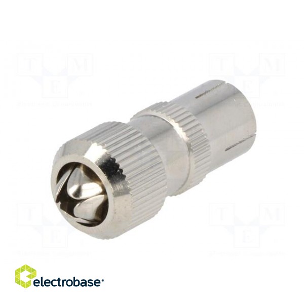 Plug | coaxial 9.5mm (IEC 169-2) | female | straight | for cable фото 6