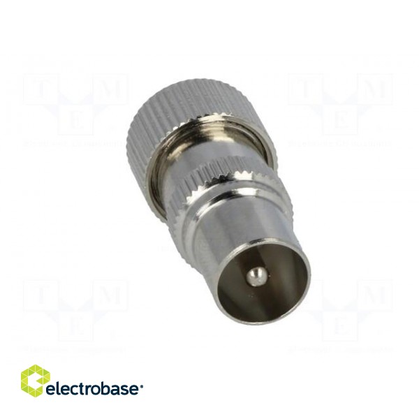 Plug | coaxial 9.5mm (IEC 169-2) | male | straight | for cable фото 9