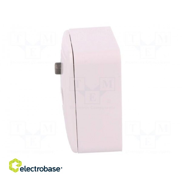 Plug/socket | coaxial 9.5mm (IEC 169-2) | surface-mounted | white image 3